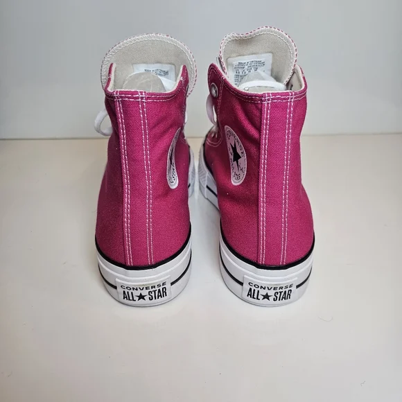 Converse Chuck Taylor All Star Lift Platform High Top Sneakers Pink Size 9.5 - Picture 3 of 11